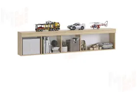 Полка Форсаж дуб сонома/белый