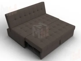 Диван прямой Лига-107 (160) ( Амур 05 коричневый )