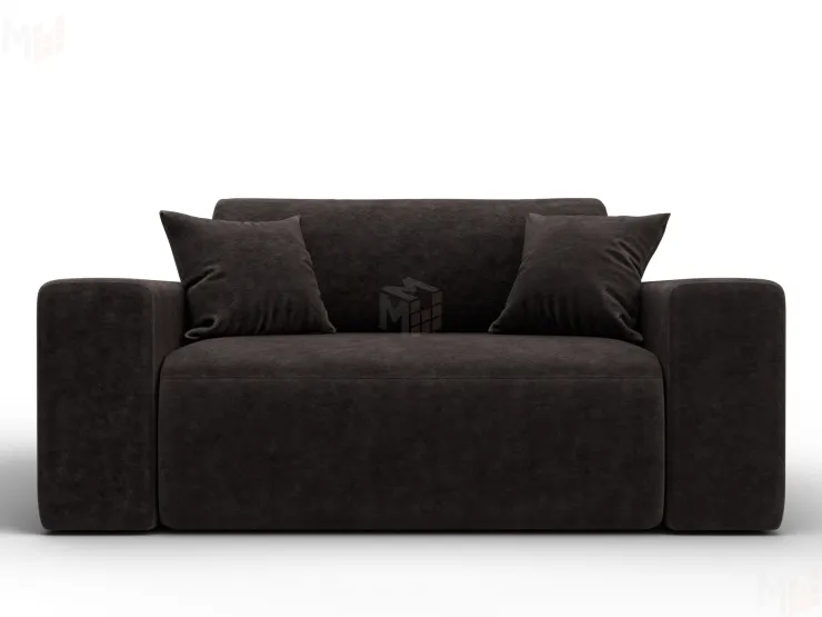 Кресло Лига-036 НПБ ( BRUT 17 коричневый )