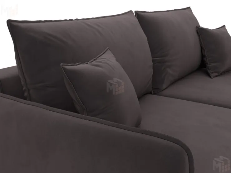 Диван прямой Лига-064 НПБ ( SEVEN 727 коричневый )