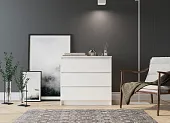 Комод Мори 800.1 белый