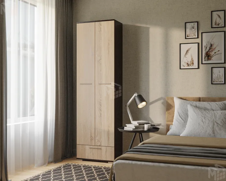 Шкаф Калифорния (Венге Цаво / Дуб Сонома)