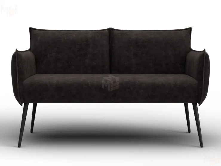 Диван прямой Лига-083 ( велюр BRUT 17 коричневый )