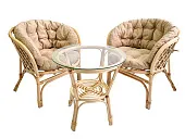 Комплект Багама Дуэт с бежевыми подушками