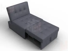 Кресло-кровать Лига-107 (80) ( GRIFON 15 серый )