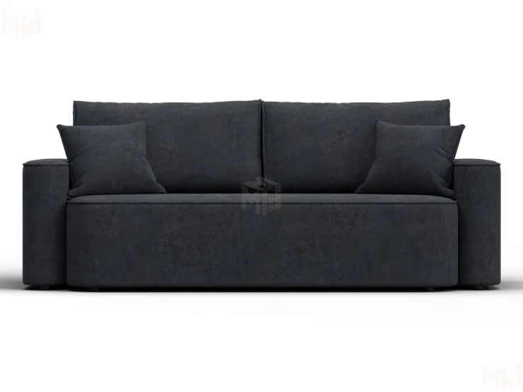 Диван прямой Лига-118 НПБ ( LAIM 26 темно-серый )