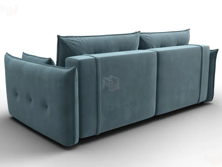 Диван прямой Лига-100 НПБ ( SEVEN 113 бирюзовый )