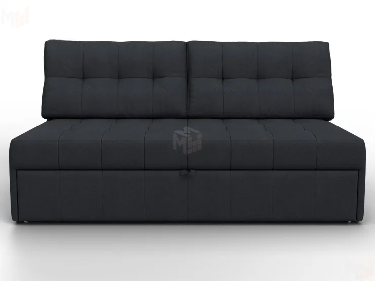 Диван прямой Лига-107 (160) ( JOLY 16 темно-серый )