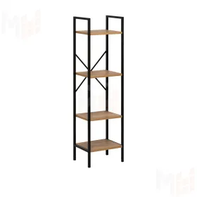 Стеллаж Leset Стилвуд 14 узкий, 4 полки