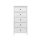 Комод Leset Токе 5 ящ. (Белый)