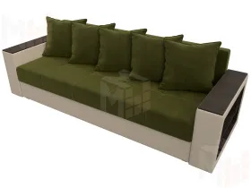 Диван прямой Дубай Лайт ( Зеленый;Бежевый )