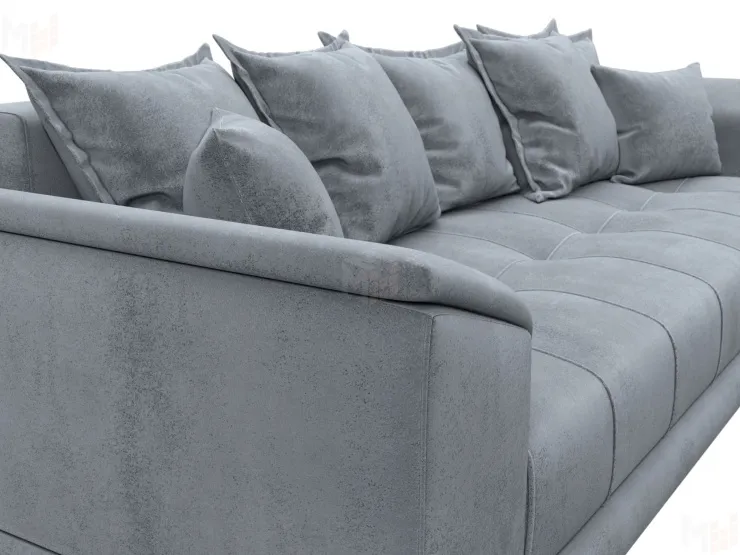 Диван прямой НордСтар НПБ ( TOWER 10 серый )