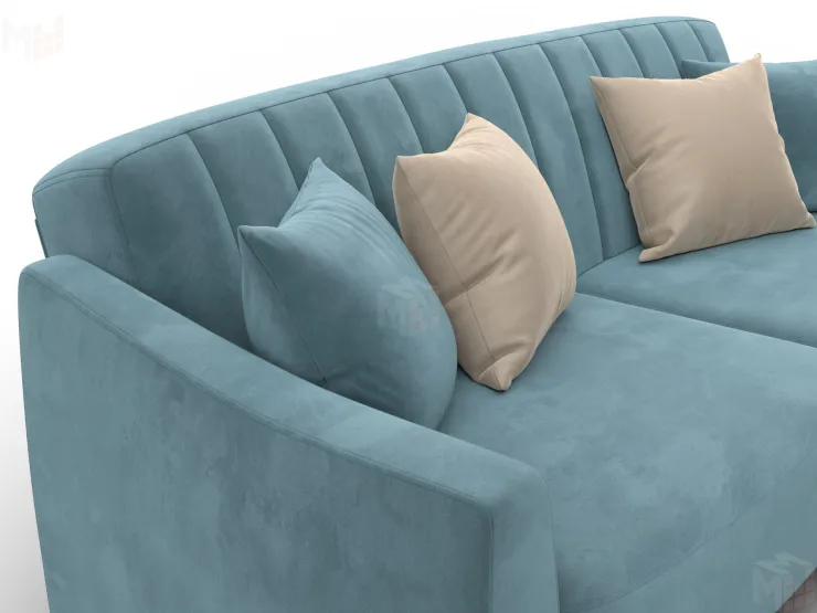 Диван-книжка Лига-095 НПБ ( SEVEN 113 бирюзовый )