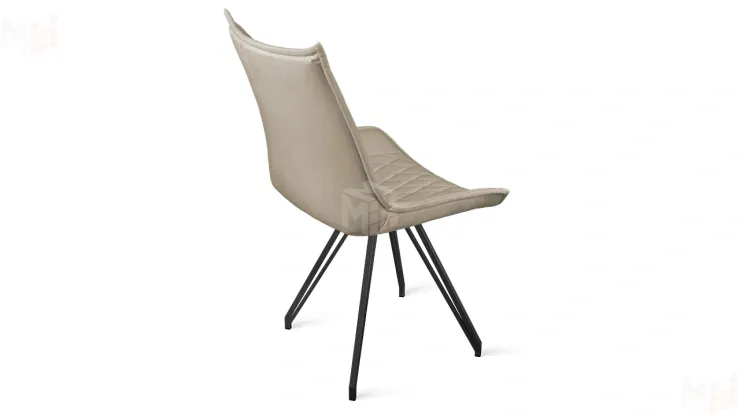 Стул Фэнди К4 Черный муар, Велюр Confetti Smoke