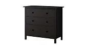 Комод КЫМОР 3 ящика черный