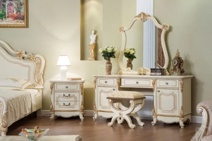 Туалетный столик Мона Лиза крем