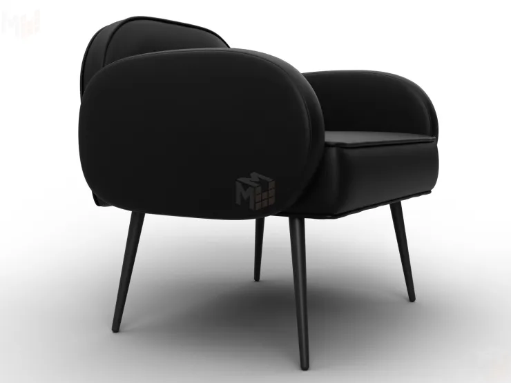 Кресло Лига-086 ( экокожа GRIFON 18 черный )