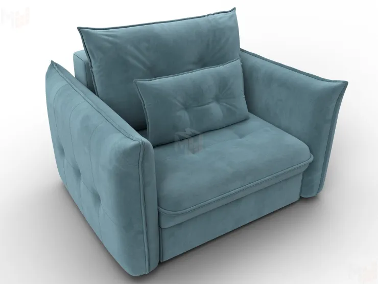 Кресло Лига-100 НПБ ( SEVEN 113 бирюзовый )