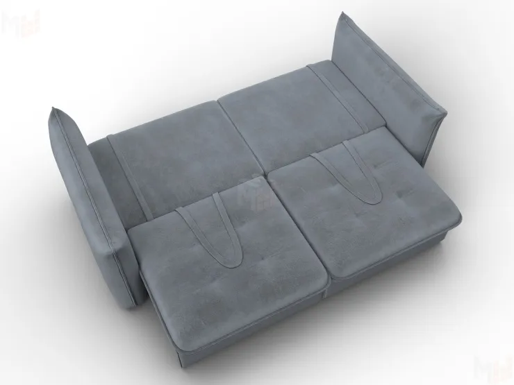 Диван прямой Лига-100 НПБ ( TOWER 10 серый )