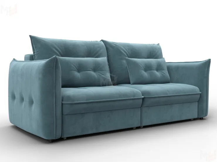 Диван прямой Лига-100 НПБ ( SEVEN 113 бирюзовый )