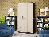 Шкаф 3-х створчатый Миф (венге/дуб беленый)