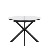 Стол раздвижной Leset Капри со стеклом (Антрацит)