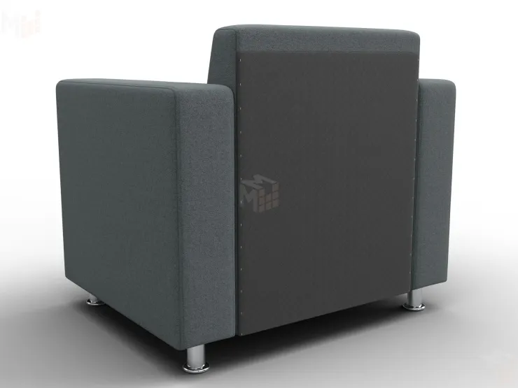 Кресло Лига-093 ВН ( Амур 07 серый )