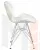 Стул обеденный DOBRIN BUTTERFLY CHROME (ножки хром, цвет белый) Стул обеденный DOBRIN BUTTERFLY CHROME (ножки хром, цвет белый)