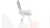 Стул Аспен К3 Белый матовый, Велюр Duna Silver