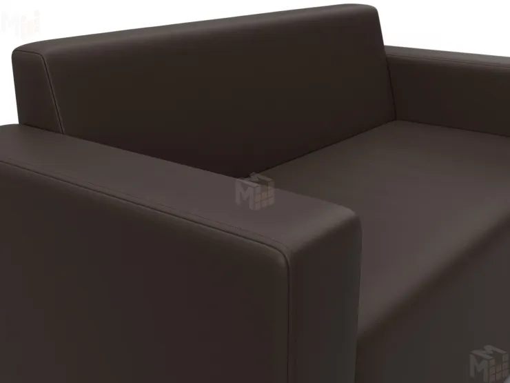 Диван прямой Лига-093 ( Коричневый )
