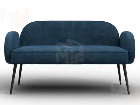 Диван прямой Лига-086 ( BRUT 11 синий )