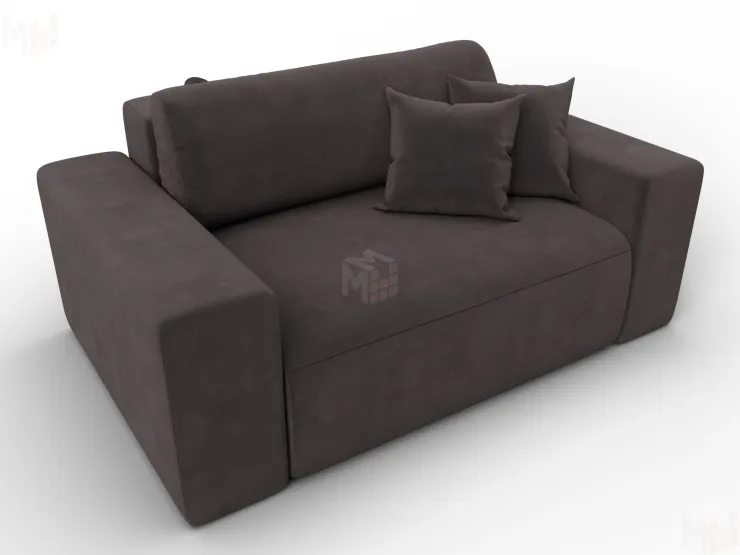 Кресло Лига-036 НПБ ( SEVEN 727 коричневый )