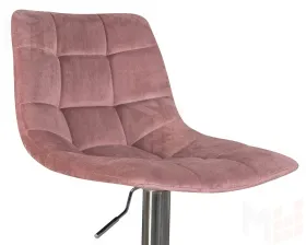 Стул барный DOBRIN TAILOR (пудрово-розовый велюр (MJ9-32))