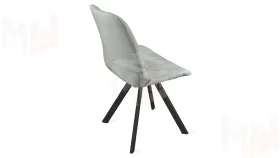 Стул Марвел К2 Исп. 2 Черный муар Велюр Confetti Silver