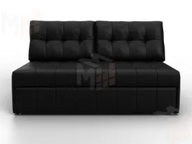 Диван прямой Лига-107 (140) ( GRIFON 18 черный )