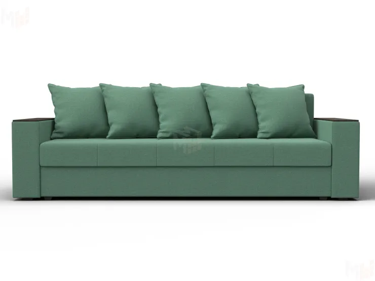 Диван прямой Дубай Лайт ( Амур 11 зеленый )