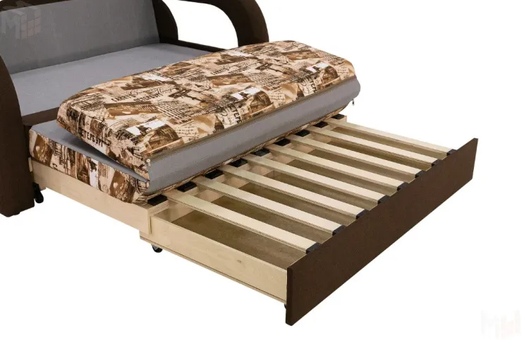 Диван-кровать Вена-3 (коричневый)