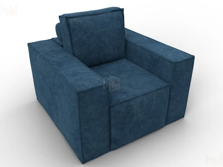 Кресло Лига-081 НПБ ( BRUT 11 синий )