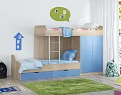 Кровать двухъярусная Дельта 18.04.01