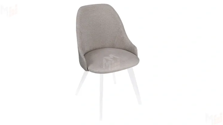 Стул Толедо тип 1 Белый матовый / тк. №208 / тк.220