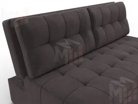 Диван прямой Лига-107 (160) ( SEVEN 727 коричневый )