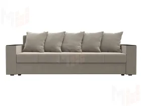 Диван прямой Дубай Лайт полки слева ( Бежевый )