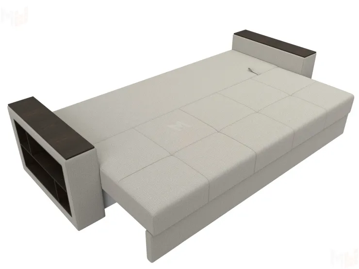 Диван прямой Дубай Лайт полки слева ( Бежевый )