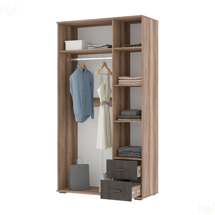 Шкаф Нельсон ШК-01 дуб каньон/железный камень