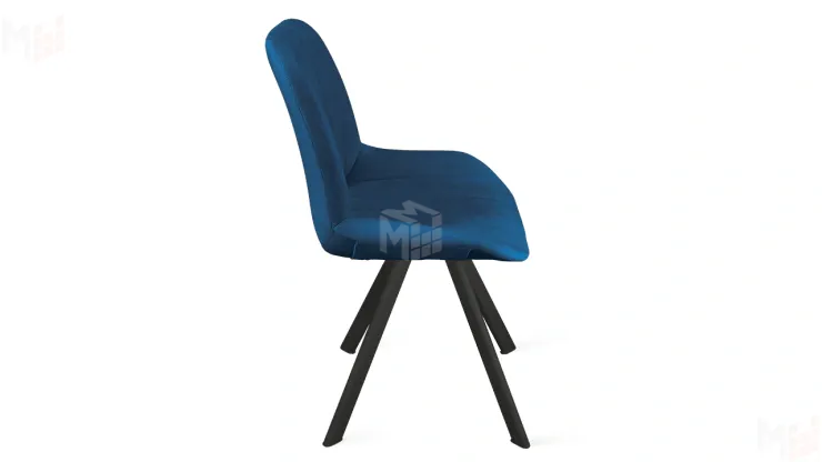 Стул Марвел К2 Исп. 2 Черный муар Велюр Confetti Blue