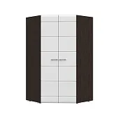 Шкаф угловой 2х ств Вегас венге - белый глянец