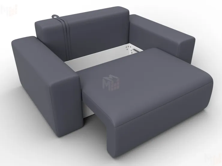 Кресло Лига-036 НПБ ( GRIFON 15 серый )