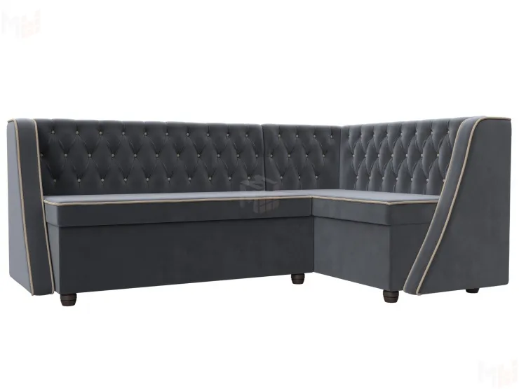 Диван кухонный угловой Лофт правый угол