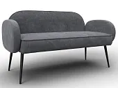 Диван прямой Лига-086 ( BRUT 16 темно-серый )