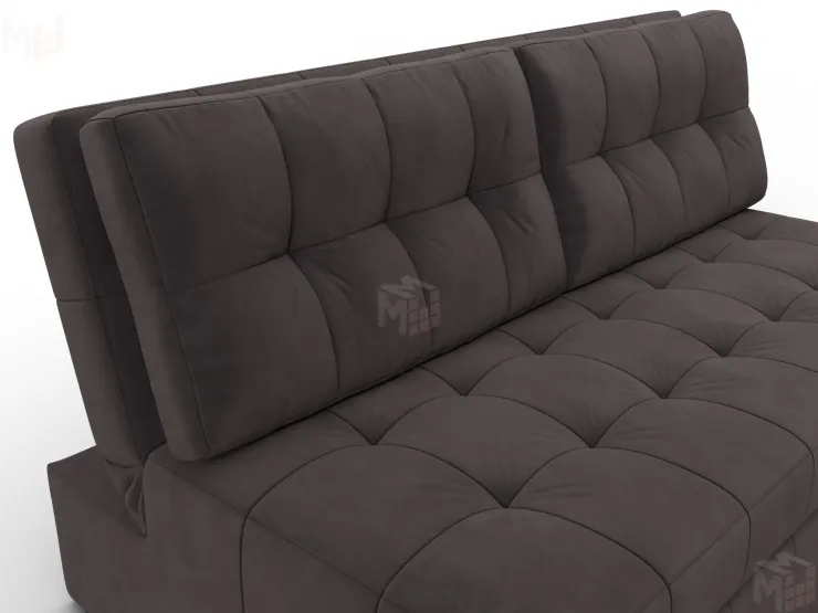 Диван прямой Лига-107 (160) ( SEVEN 727 коричневый )